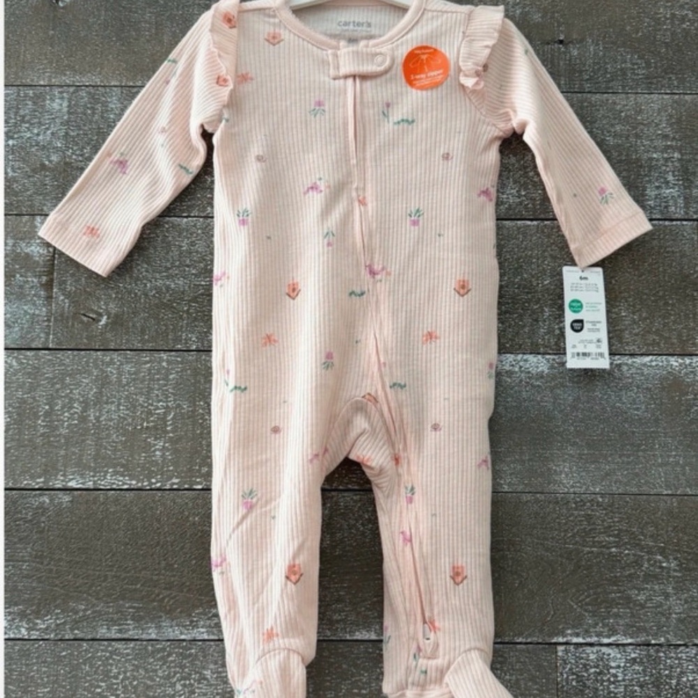 Carter's‎ Just One You® Baby Girls' Zipper Sleep N' Play - Light Pink 6M